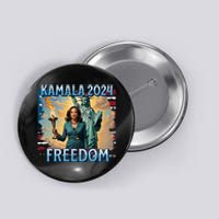 Kamala Harris 2024 For President Campaign Lady Liberty Torch Button