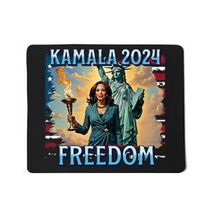 Kamala Harris 2024 For President Campaign Lady Liberty Torch Mousepad