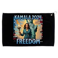 Kamala Harris 2024 For President Campaign Lady Liberty Torch Grommeted Golf Towel