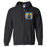 Kamala Harris 2024 For President Campaign Lady Liberty Torch Full Zip Hoodie