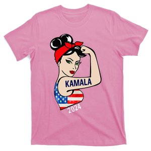 Kamala Harris 2024 President Women Funny America Flag Vote T-Shirt