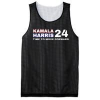 Kamala Harris 2024 Time To Move Forward Mesh Reversible Basketball Jersey Tank