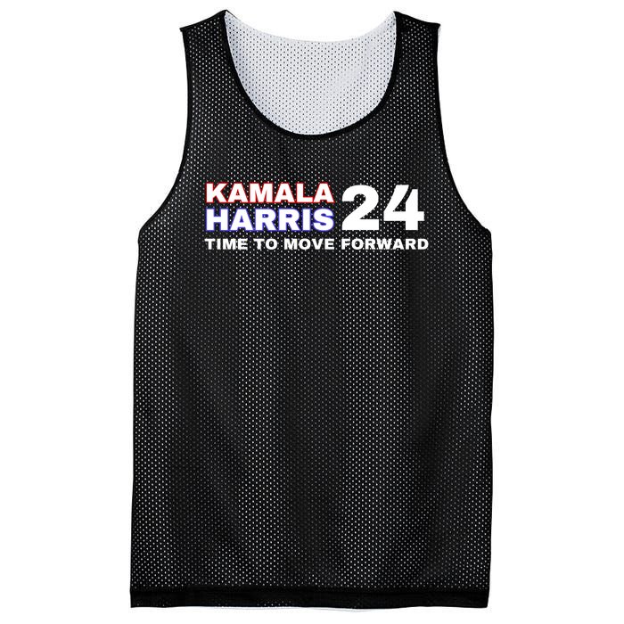 Kamala Harris 2024 Time To Move Forward Mesh Reversible Basketball Jersey Tank