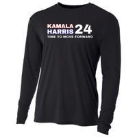 Kamala Harris 2024 Time To Move Forward Cooling Performance Long Sleeve Crew