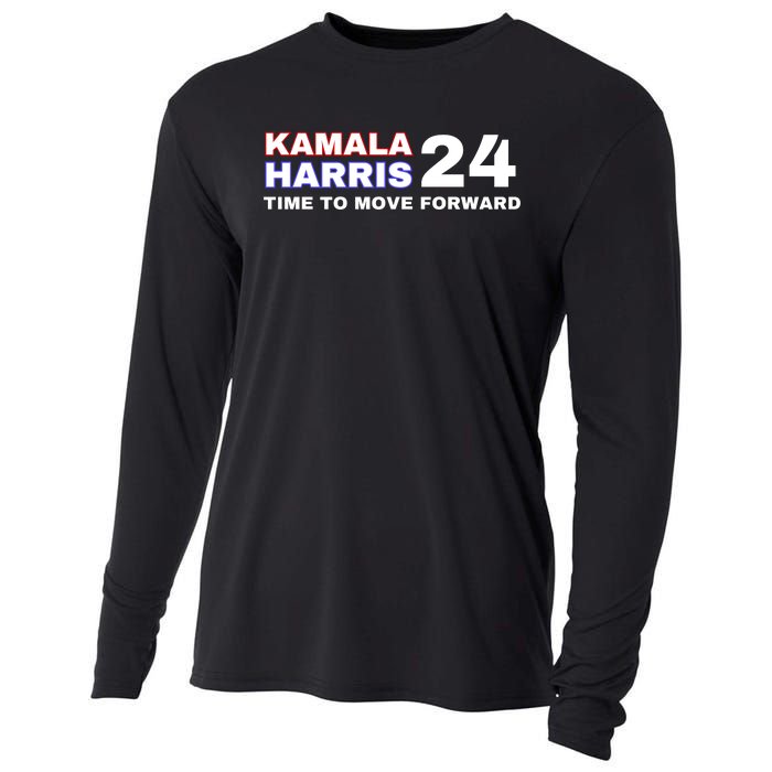 Kamala Harris 2024 Time To Move Forward Cooling Performance Long Sleeve Crew