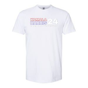 Kamala Harris 2024 Time To Move Forward Softstyle CVC T-Shirt