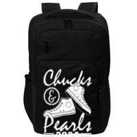 Kamala Harris 2024 Usa Election Chucks And Pearls 2024 Gift Impact Tech Backpack