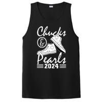 Kamala Harris 2024 Usa Election Chucks And Pearls 2024 Gift PosiCharge Competitor Tank