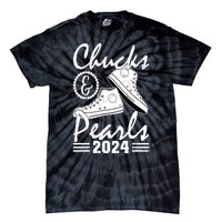 Kamala Harris 2024 Usa Election Chucks And Pearls 2024 Gift Tie-Dye T-Shirt