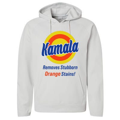 Kamala Harris 2024 Removes Stubborn Orange Stains Performance Fleece Hoodie