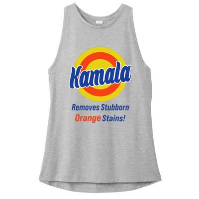 Kamala Harris 2024 Removes Stubborn Orange Stains Ladies PosiCharge Tri-Blend Wicking Tank