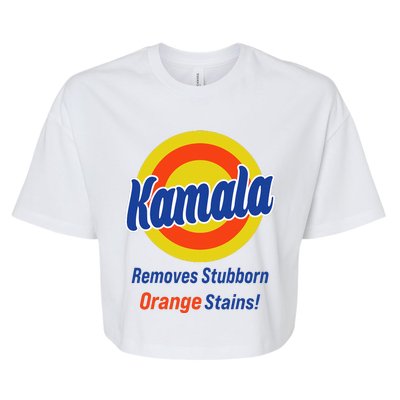 Kamala Harris 2024 Removes Stubborn Orange Stains Bella+Canvas Jersey Crop Tee