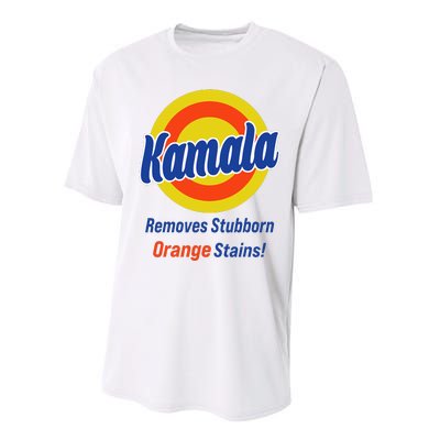 Kamala Harris 2024 Removes Stubborn Orange Stains Performance Sprint T-Shirt