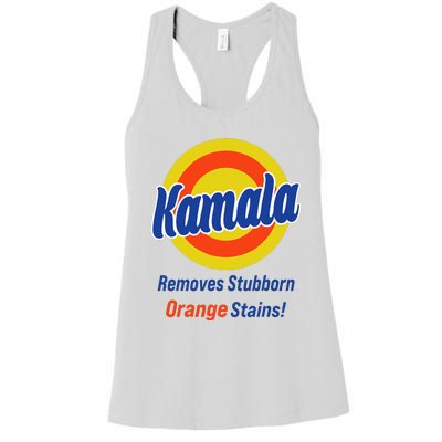 Kamala Harris 2024 Removes Stubborn Orange Stains Women's Racerback Tank