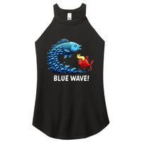 Kamala Harris 2024 Blue Wave Women's Perfect Tri Rocker Tank