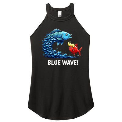 Kamala Harris 2024 Blue Wave Women's Perfect Tri Rocker Tank