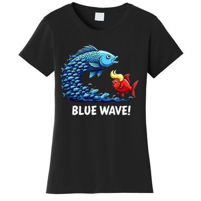 Kamala Harris 2024 Blue Wave Women's T-Shirt