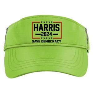 Kamala Harris 2024 Save Democracy Adult Drive Performance Visor