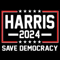 Kamala Harris 2024 Save Democracy Cooling Performance Crew T-Shirt
