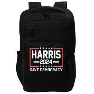 Kamala Harris 2024 Save Democracy Impact Tech Backpack