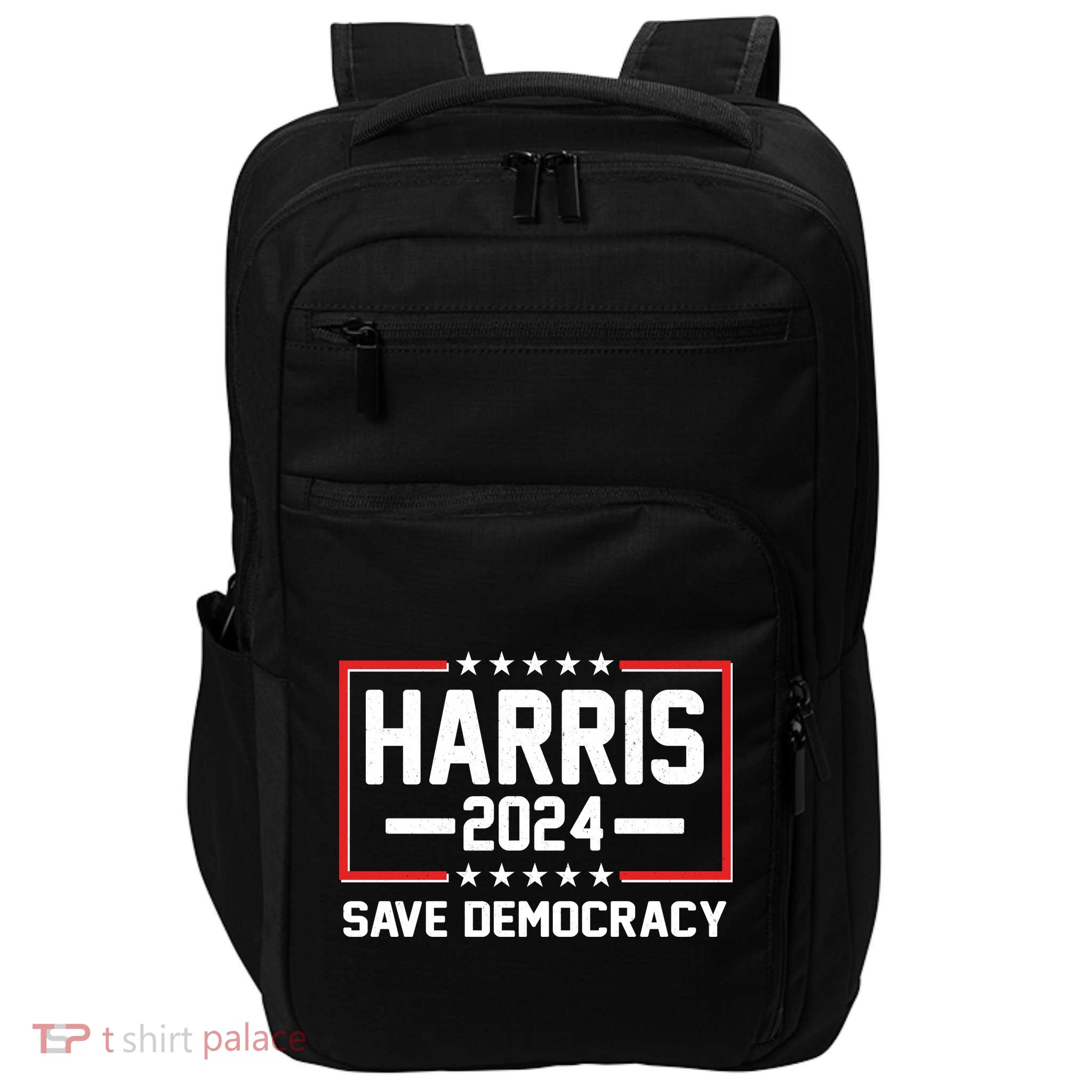 Kamala Harris 2024 Save Democracy Impact Tech Backpack