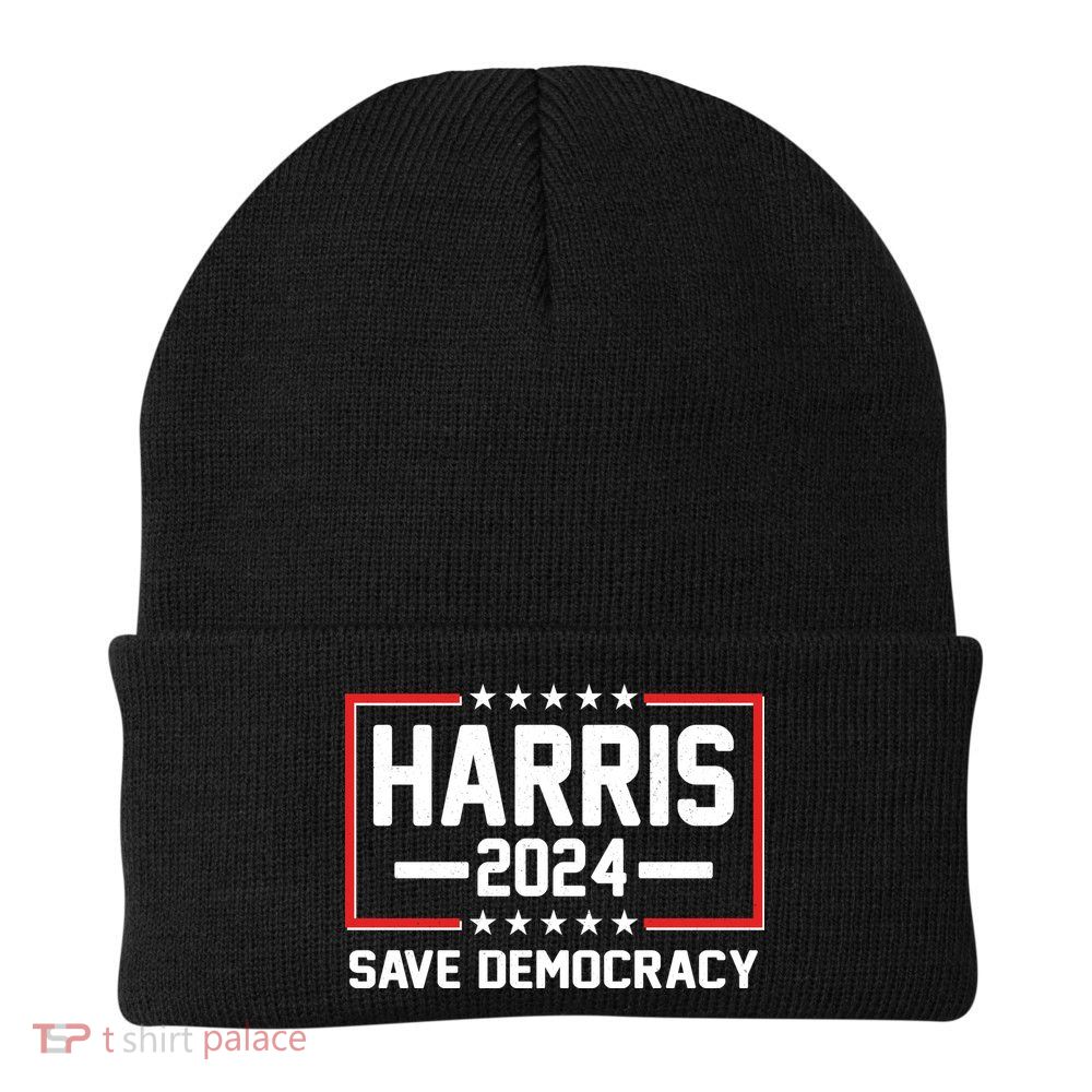 Kamala Harris 2024 Save Democracy Beanie