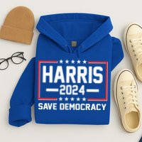 Kamala Harris 2024 Save Democracy Hoodie
