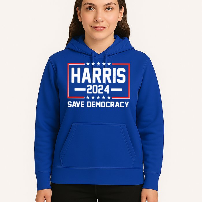 Kamala Harris 2024 Save Democracy Hoodie
