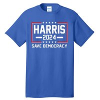 Kamala Harris 2024 Save Democracy Tall T-Shirt