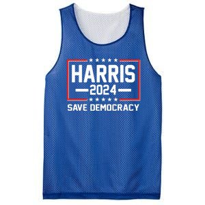 Kamala Harris 2024 Save Democracy Mesh Reversible Basketball Jersey Tank