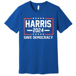 Kamala Harris 2024 Save Democracy Premium T-Shirt