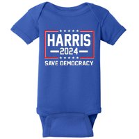 Kamala Harris 2024 Save Democracy Baby Bodysuit