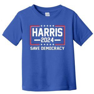 Kamala Harris 2024 Save Democracy Toddler T-Shirt