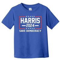 Kamala Harris 2024 Save Democracy Toddler T-Shirt