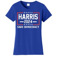 Kamala Harris 2024 Save Democracy Women's T-Shirt