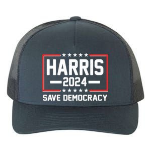 Kamala Harris 2024 Save Democracy Yupoong Adult 5-Panel Trucker Hat