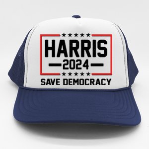 Kamala Harris 2024 Save Democracy Trucker Hat