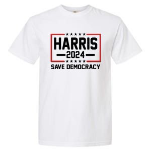 Kamala Harris 2024 Save Democracy Garment-Dyed Heavyweight T-Shirt