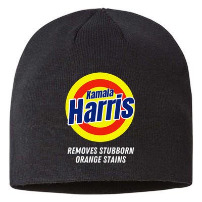 Kamala Harris 2024 Removes Stubborn Orange Stains Humorous Sustainable Beanie