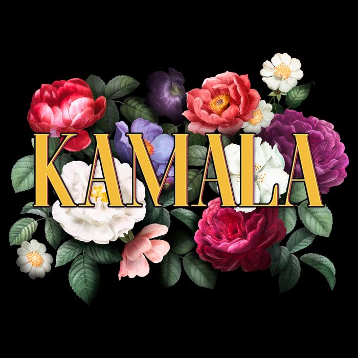 Kamala Harris 2024 Cute Beautiful Floral Flowers Womens Tank Top