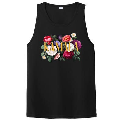 Kamala Harris 2024 Cute Beautiful Floral Flowers PosiCharge Competitor Tank