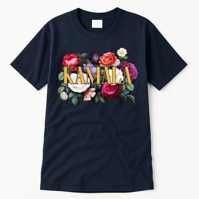 Kamala Harris 2024 Cute Beautiful Floral Flowers Tall T-Shirt