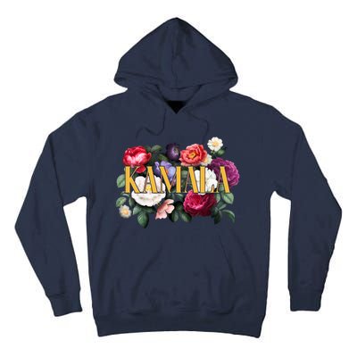 Kamala Harris 2024 Cute Beautiful Floral Flowers Tall Hoodie