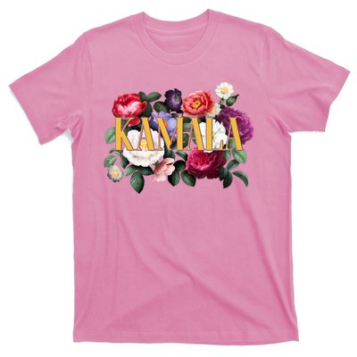 Kamala Harris 2024 Cute Beautiful Floral Flowers T-Shirt