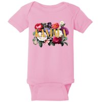 Kamala Harris 2024 Cute Beautiful Floral Flowers Baby Bodysuit