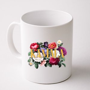 Kamala Harris 2024 Cute Beautiful Floral Flowers Coffee Mug