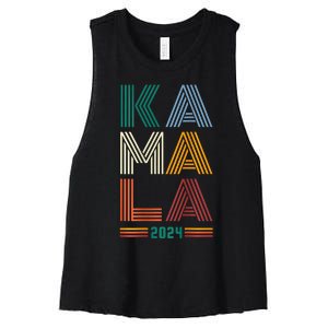 Kamala Harris 2024 Presidential Election Women's Racerback Cropped Tank