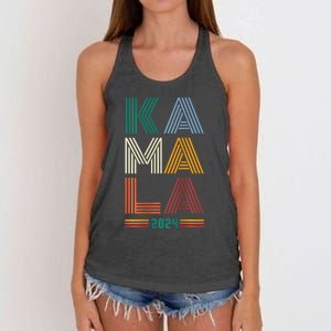 Kamala Harris 2024 Presidential Election Women's Knotted Racerback Tank