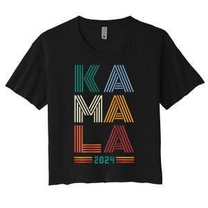 Kamala Harris 2024 Presidential Election Women's Crop Top Tee