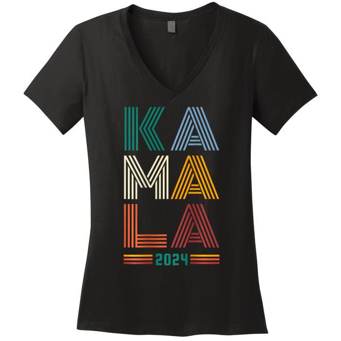 Kamala Harris 2024 Presidential Election Women's V-Neck T-Shirt